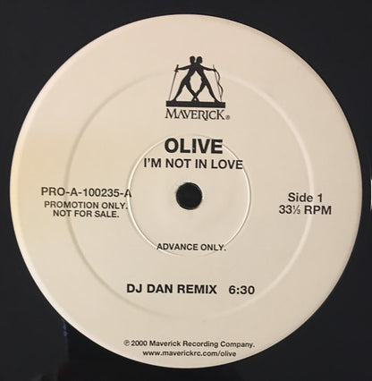 Olive : I'm Not In Love (12", Advance, Promo)