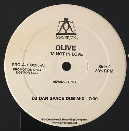 Olive : I'm Not In Love (12", Advance, Promo)