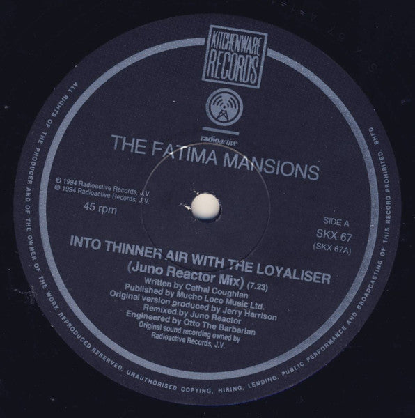 The Fatima Mansions : The Loyaliser (12")