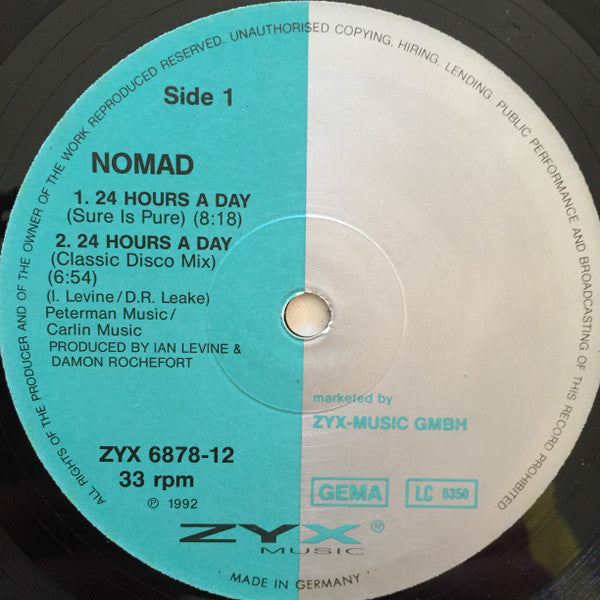 Nomad : 24 Hours A Day (12")