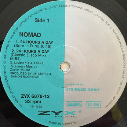 Nomad : 24 Hours A Day (12")