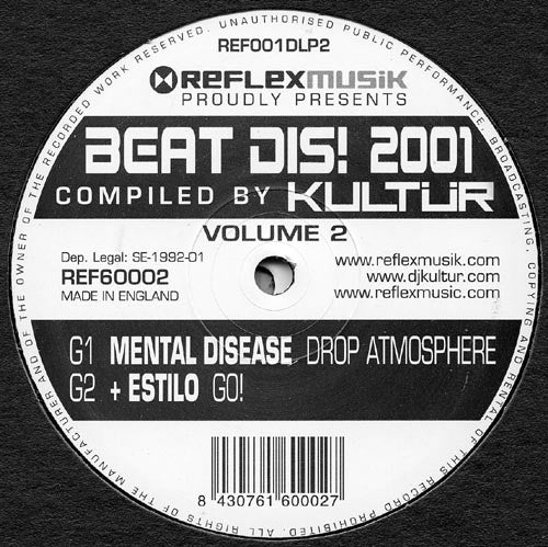 Various : Beat Dis! 2001 (Volume 2) (2x12", Ltd)