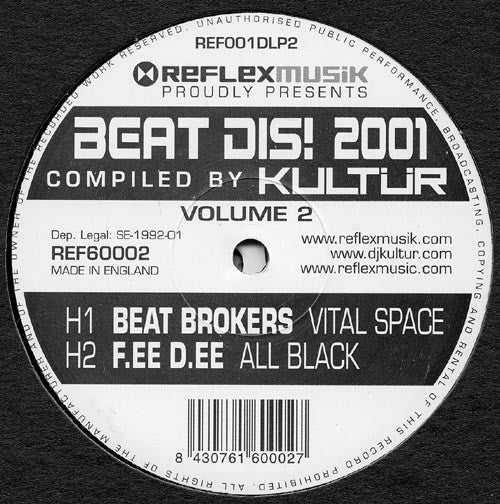 Various : Beat Dis! 2001 (Volume 2) (2x12", Ltd)