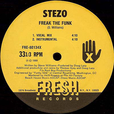 Stezo : Freak The Funk (12", Single)