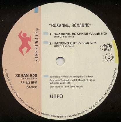 Roxanne* With UTFO : Roxanne Roxanne & The Real Roxanne (12")
