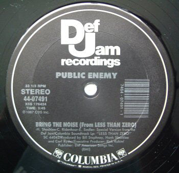 The Black Flames / Public Enemy : Are You My Woman / Bring The Noise (12")