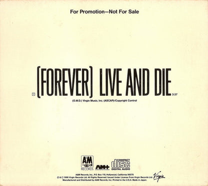 Orchestral Manoeuvres In The Dark : (Forever) Live And Die (CD, Single, Promo)