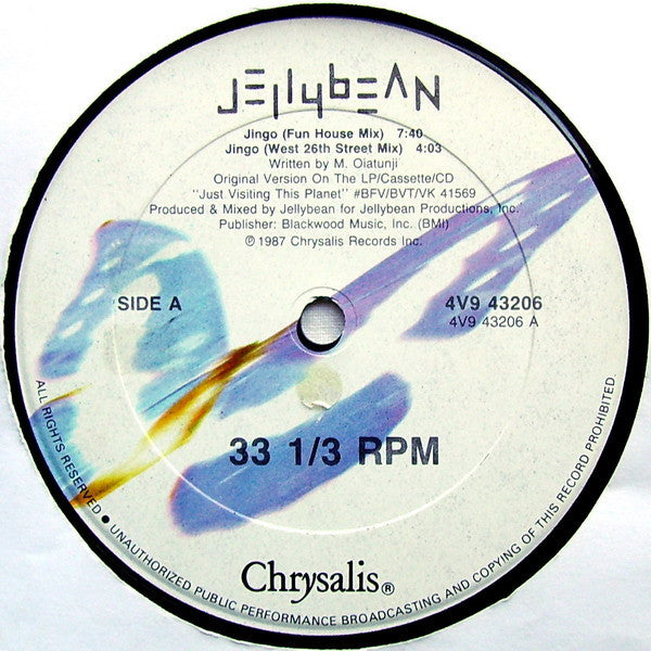 Jellybean* : Jingo (12")
