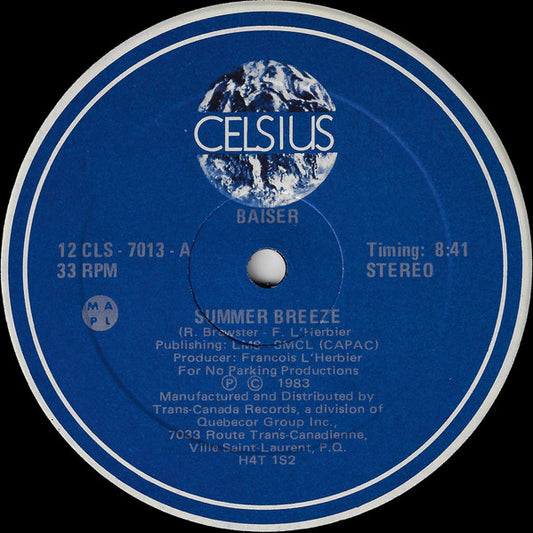 Baiser : Summer Breeze (12")