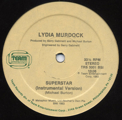 Lydia Murdock : Superstar (12")