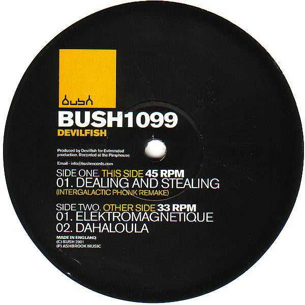 Devilfish : Dealing And Stealing (12")