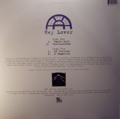 LL Cool J : Hey Lover (12", Single)