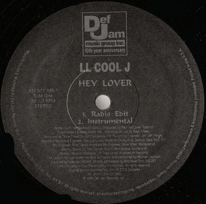 LL Cool J : Hey Lover (12", Single)
