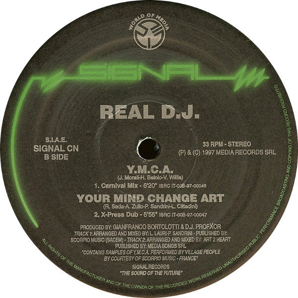 Real DJ : Y.M.C.A. (12")