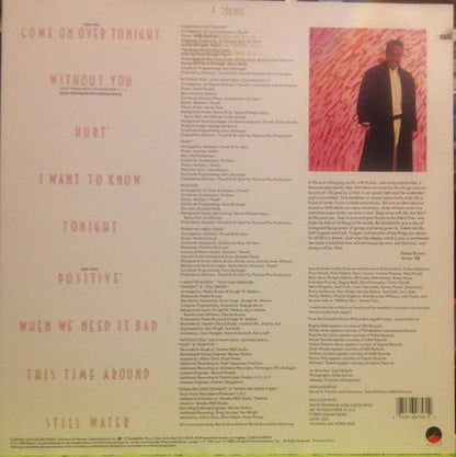 Peabo Bryson : Positive (LP, Album, Promo, Spe)