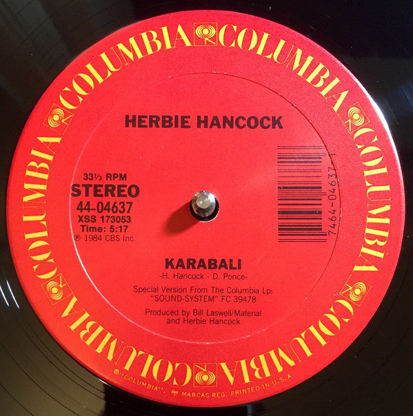 Herbie Hancock : Metal Beat / Karabali (12")
