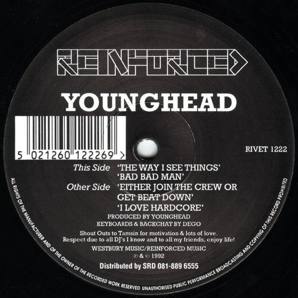 Younghead : The Way I See Things (12")