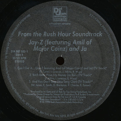 Jay-Z Featuring Jah* & Amil : Can I Get A... (12")
