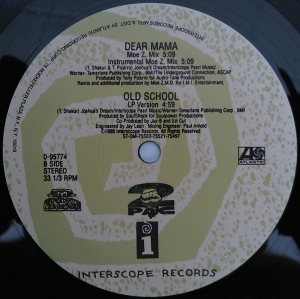 2Pac : Dear Mama (12")