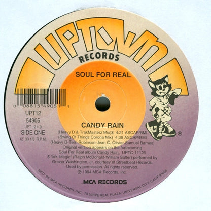Soul For Real : Candy Rain (12", Single)