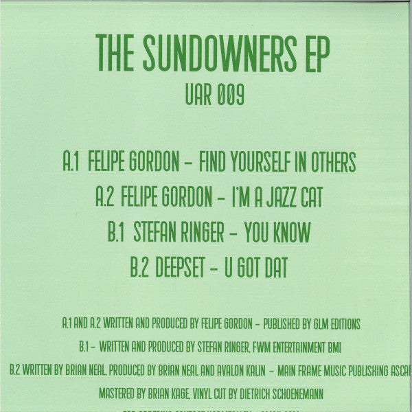 Various : The Sundowners EP (12", EP)