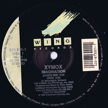 Xymox : Imagination (12", Single, 49 )