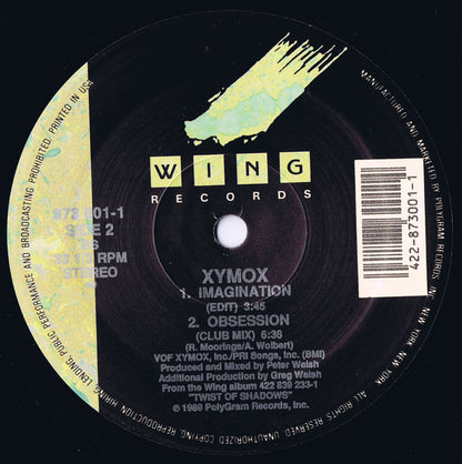 Xymox : Imagination (12", Single, 49 )