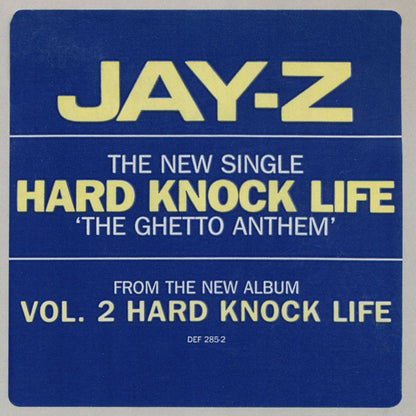 Jay-Z : Hard Knock Life (Ghetto Anthem) (12", Single)