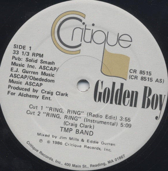 T.M.P. Band* : Ring Ring (12")