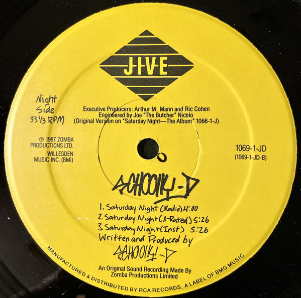 Schoolly-D* : Parkside 5-2 (12", Yel)