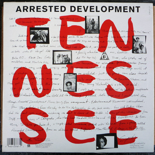 Arrested Development : Tennessee (12", Single)