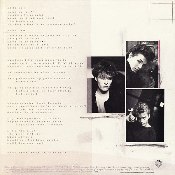a-ha : Hunting High And Low (LP, Album, Club)