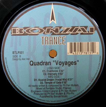 Quadran : Voyages (2xLP, Album)