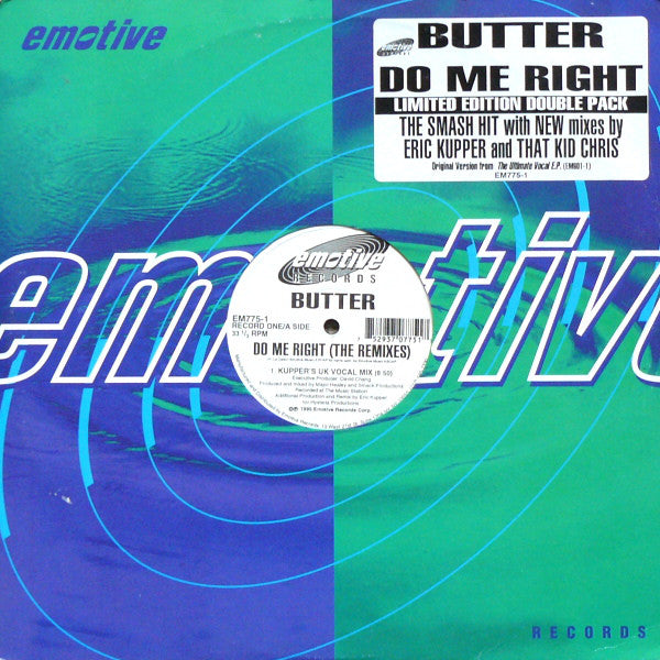 Butter : Do Me Right (The Remixes) (2x12", Ltd)