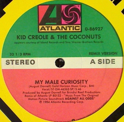 Kid Creole & The Coconuts* / Larry Carlton : My Male Curiosity / The Race (12")