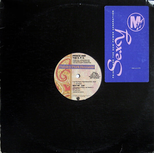 Prince And The N.P.G.* : Sexy MF (12", Single, Promo)