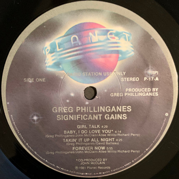 Greg Phillinganes : Significant Gains (LP, Album, Promo, Spe)