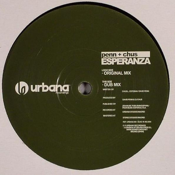 DJ Chus & David Penn : Esperanza (12", Maxi)