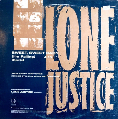Lone Justice : Sweet, Sweet Baby (I'm Falling) (Remix) (12", Maxi, Promo)