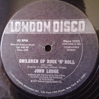 John Lodge : Natural Avenue (12")