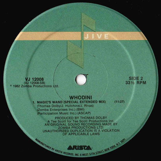 Whodini : Magic's Wand (12")
