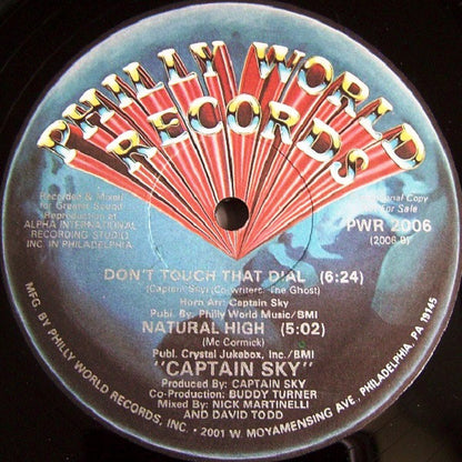 Captain Sky : Them Changes / Don't Touch That Dial / Natural High (12", Promo)