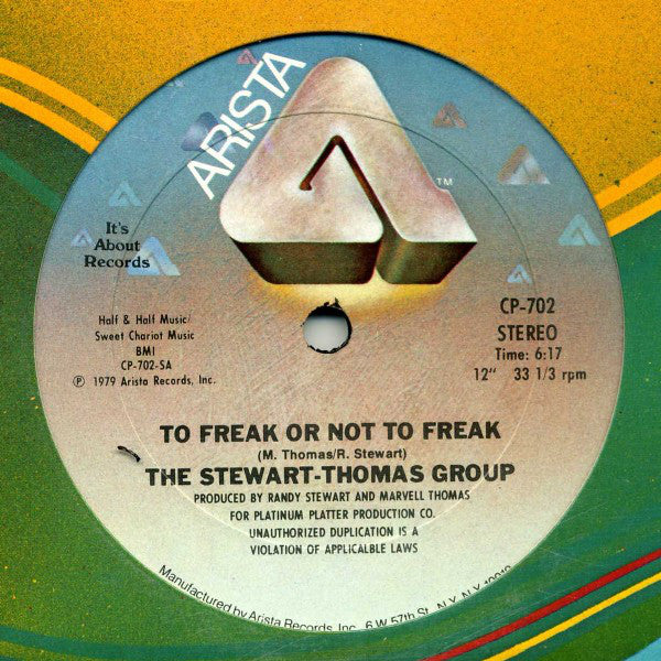 The Stewart-Thomas Group : To Freak Or Not To Freak (12")