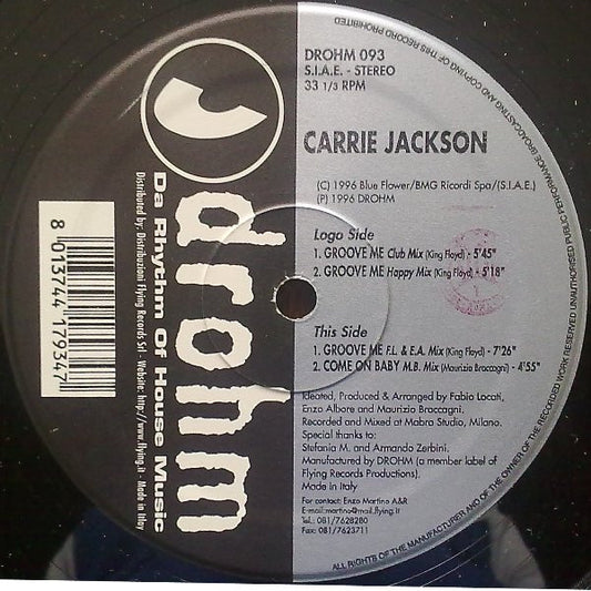 Carrie Jackson : Groove Me (12")