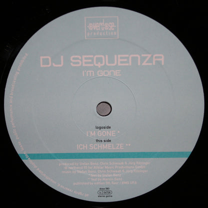 DJ Sequenza : I'm Gone (12")