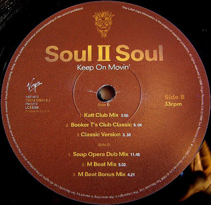 Soul II Soul : Keep On Movin' (12")