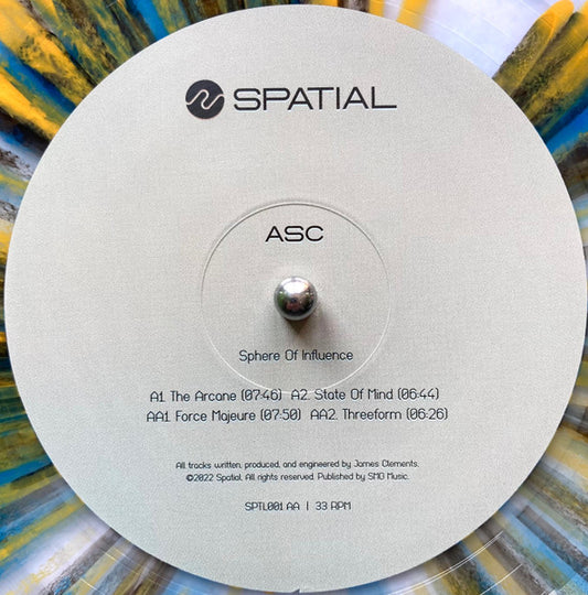 ASC : Sphere Of Influence  (12", EP, Ltd, Yel)