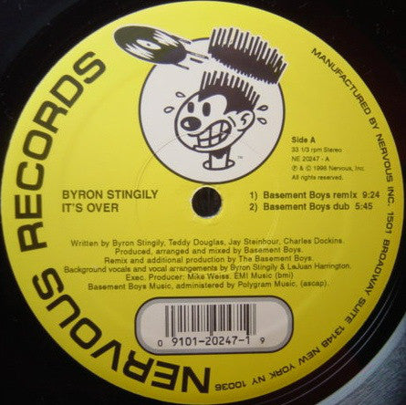 Byron Stingily : It's Over (12")