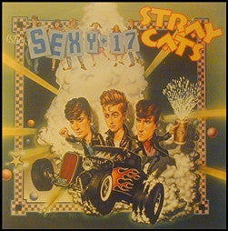 Stray Cats : (She's) Sexy + 17 (12", Promo)