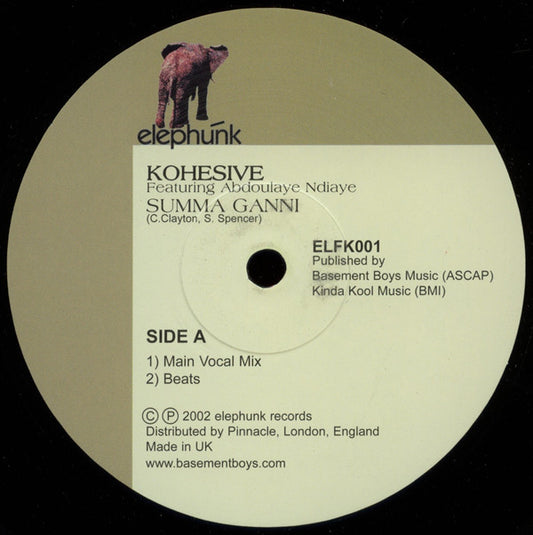 Kohesive : Summa Ganni / Valdez In The Country (12")